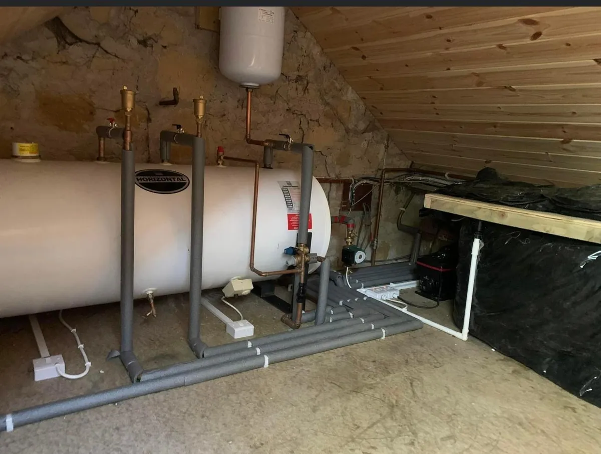 Space-saving boiler install